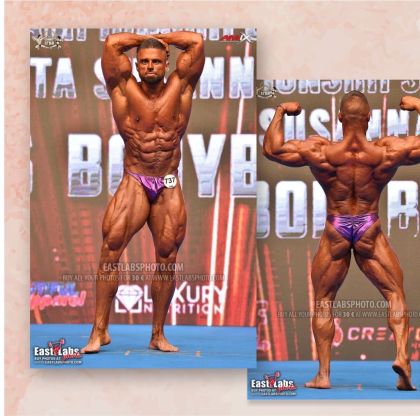 NPC Men’s Bodybuilding  Purple Light