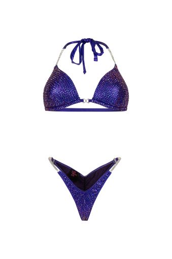 Purple with pink